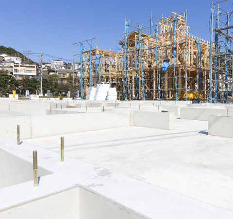 住宅基礎工事画像